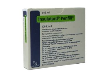 Insulatard Hm 100 Iu 5x3 Ml Kartus
