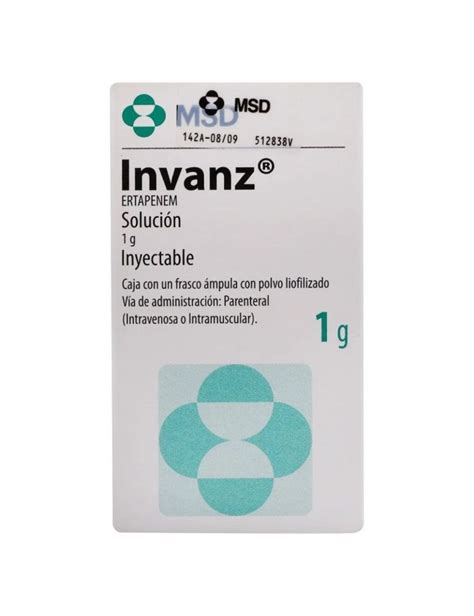 Invanz Iv/im 1 Gr 1 Flakon