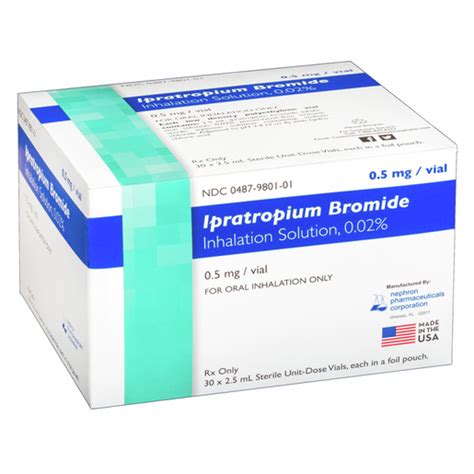 Ipravent 0.5mg/2.5ml + 2.5mg/2.5ml Nebulizayon Icin Inhalasyon Cozelitisi (20 Flakon)