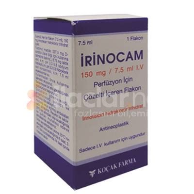 Irinocam 150mg/7,5 Ml Iv Perfuzyon Icin Cozelti Iceren Flakon