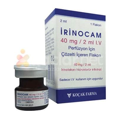 Irinocam 40 Mg/2 Ml Iv Perfuzyon Icin Enjektabl Steril Solusyon