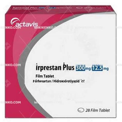 Irprestan Plus 300 Mg/25 Mg 28 Film Tablet