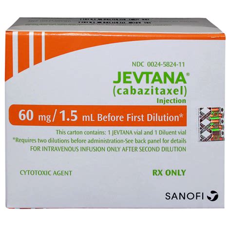 Jevtana 60 Mg/1,5 Ml Infuzyonluk Konsantre Cozelti 1 Flakon