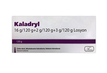 Kaladryl 16 G/120 G + 2 G/120 G + 3 G/120 G Losyon