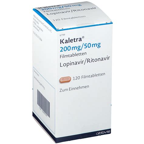 Kaletra 200 Mg/50 Mg Film Kapli Tablet