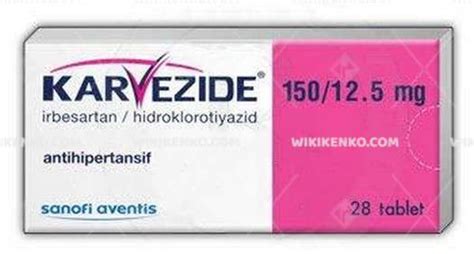 Karvezide 150 Mg/12,5 Mg 28 Tablet