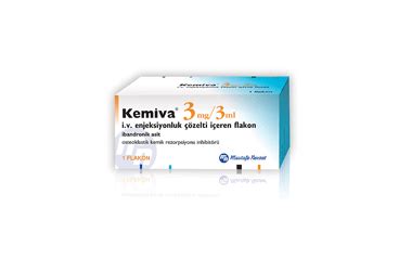 Kemiva 3 Mg/3 Ml Iv Enjeksiyonluk Cozelti Iceren 1 Flakon