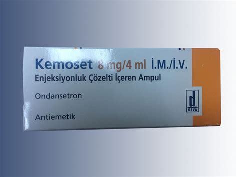 Kemoset 8 Mg/4 Ml Im/iv Enjeksiyonluk Cozelti Iceren 1 Ampul