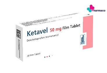 Ketavel 50 Mg 30 Film Tablet