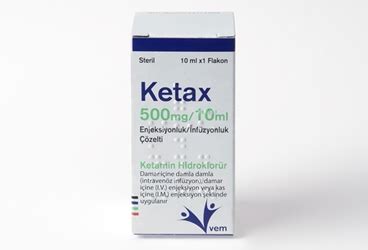 Ketax 500 Mg/10 Ml Enjeksiyonluk/infuzyonluk Cozelti