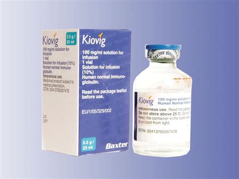 Kiovig 2,5 Gr/25 Ml Iv Infuzyon/sc Kullanim Icin Cozelti Iceren Flakon
