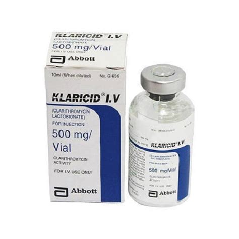 Klacid Iv 500 Mg 1 Enjektabl Flakon