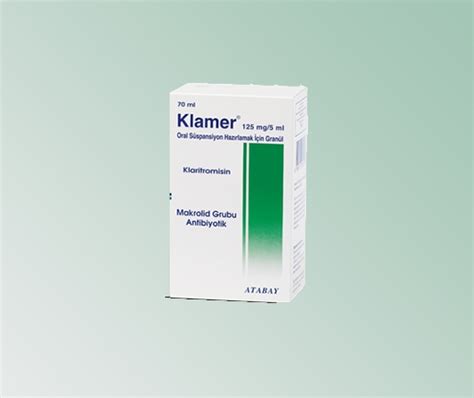 Klamer 125 Mg 70 Ml Suspansiyon