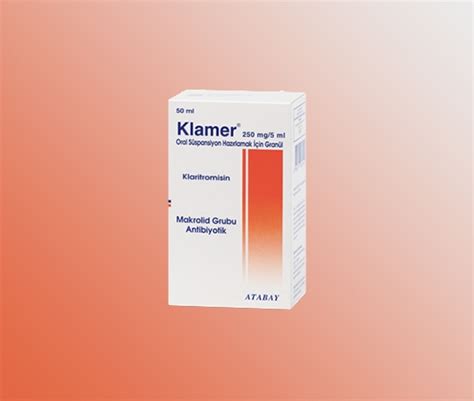 Klamer 250 Mg 100 Ml Suspansiyon