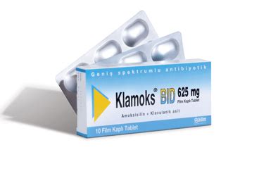 Klamoks 625 Mg 10 Film Tablet