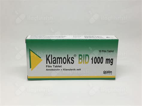 Klamoks Bid 1 Gr 10 Tablet