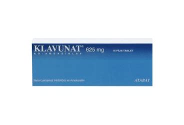 Klavunat 625 Mg 15 Film Tablet