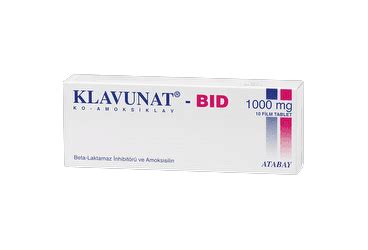 Klavunat Bid 1gr 10 Tablet