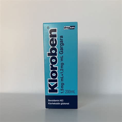 Kloroben 1,5 Mg/ml+ 1,2 Mg/ml Gargara