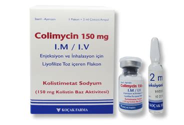 Kolisod 150 Mg Im/iv Enj. Ve Inhalasyon Icin Liyofilize Toz Iceren Flakon