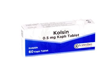Kolsin 0,5 Mg 60 Kapli Tablet