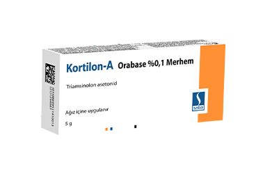 Kortilon-a Orabase % 0,1 Merhem (5 G)
