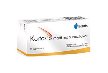 Kortos 27 Mg/ 5 Mg 10 Supozituar