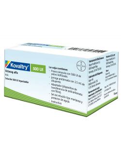 Kovaltry 500 Iu Iv Enjeksiyonluk Cozelti Hazirlamak Icin Toz Ve Cozucu 