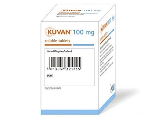 Kuvan 100 Mg Cozunebilir 30 Tablet