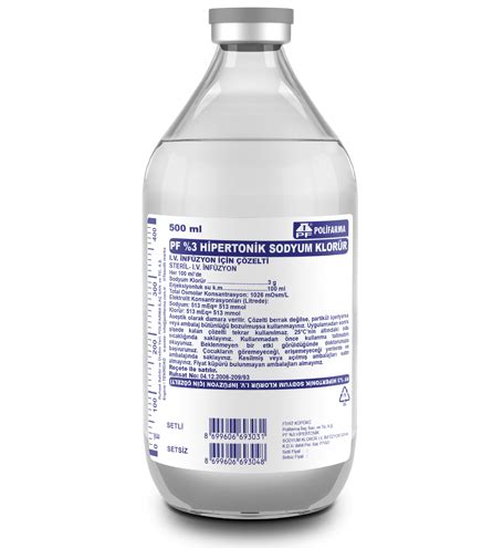 Lafleks %3 Hipertonik Sodyum Klorur Cozeltisi 500 Ml Setsiz