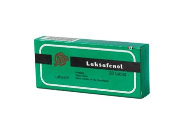 Laksafenol 50 Mg 20 Tablet