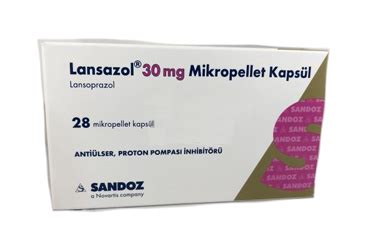 Lansazol 30 Mg 28 Mikropellet Kapsul