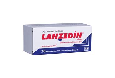 Lanzedin 30 Mg Enterik Kapli Mikropellet Iceren 14 Kapsul