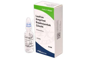 Laufran 8 Mg/4 Ml Enjeksiyonluk Cozelti 1 Ampul