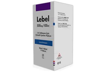 Lebel 500 Mg/100 Ml I.v. İnfÜzyon İÇİn ÇÖzeltİ 