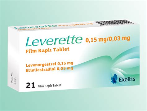 Leverette 0,15 Mg/0,03 Mg 21 Film Kapli Tablet