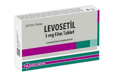 Levosetil 5 Mg 20 Film Tablet