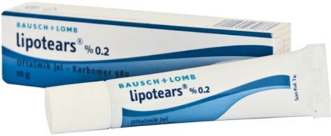 Lipotears %0,2 Oftalmik Jel,10 Gr
