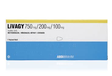 Livagy 750 Mg/200 Mg/100 Mg Vajinal Ovul (7 Adet)