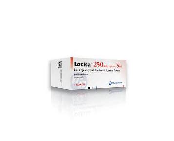 Lotisa 250 Mcg/5 Ml Iv Enjeksiyonluk Cozelti Iceren 1 Flakon