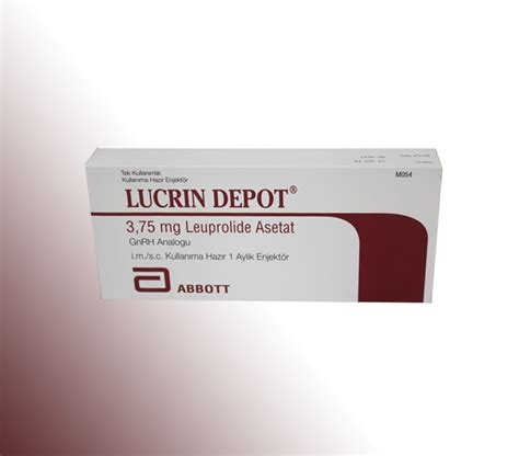 Lucrin Depot 1 Ay Im/sc 3,75 Mg Kullanima Hazir Toz Ve Cozucu Iceren Cift Bolmeli Enjektor