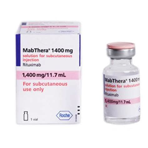 Mabthera 1400 Mg/11,7 Ml Sc Enjeksiyon Icin Cozelti Iceren 1 Flakon