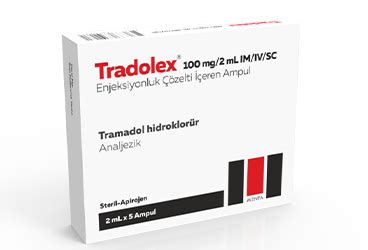Madol 100 Mg/2ml Enjeksiyonluk Cozelti Iceren Ampul (5 Ampul)