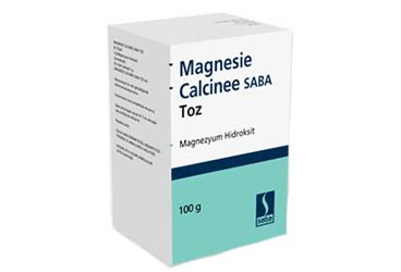 Magnesie Calcinee Naneli 100 G Toz