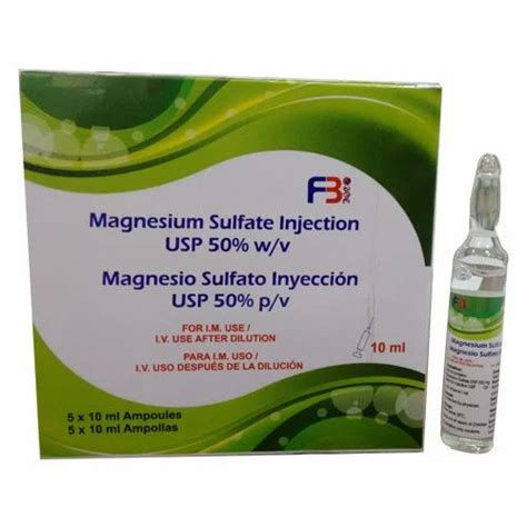 Magnezyum Sulfat %15 10 Ml 10 Ampul