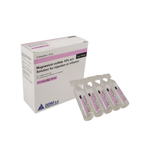 Magnezyum Sulfat %15 10 Ml 100 Ampul