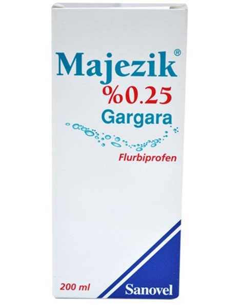 Majezik %0,25 Gargara 200 Ml