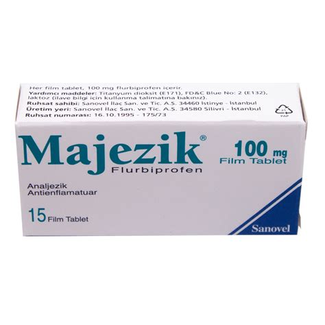 Majezik 100 Mg 30 Film Tablet