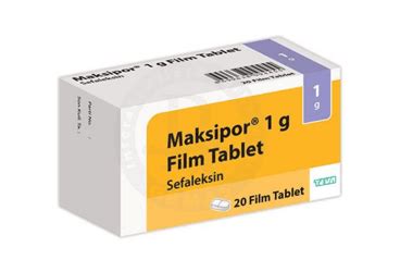Maksipor 1 Gr 20 Film Tablet