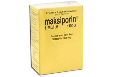 Maksiporin Iv/im 1 Gr 1 Flakon